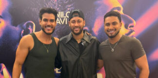 Com a presença de Neymar, Danilo e Davi gravam audiovisual “Aliança”