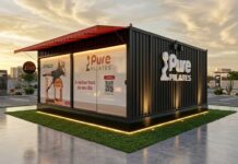 Pure Pilates aposta em estúdios em container para acelerar expansão e levar pilates a áreas de conveniência